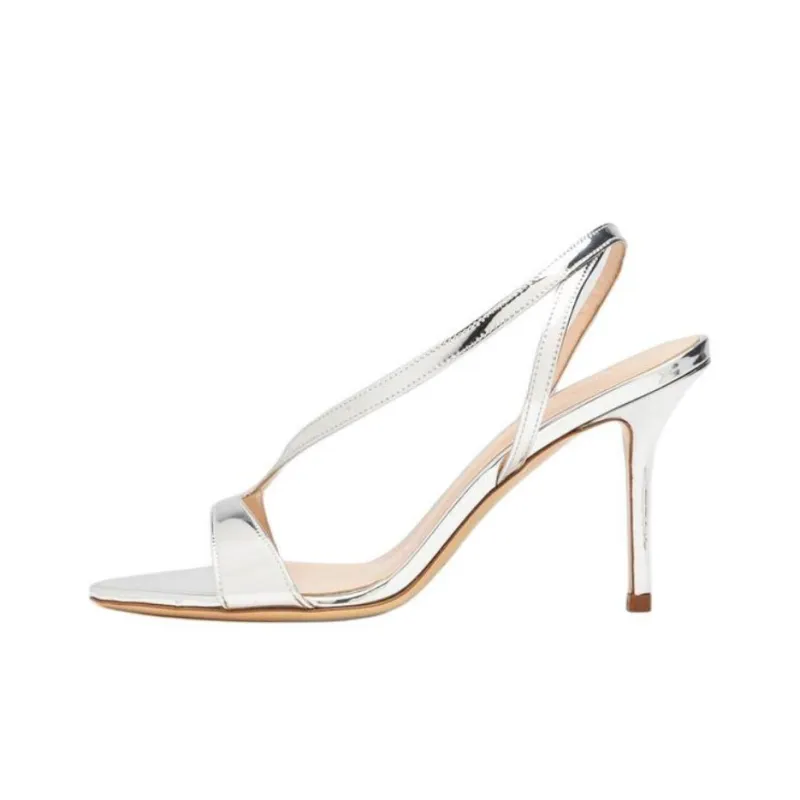 SCAROSSO Paula Almond Toe Strappy Sandals Women's-0