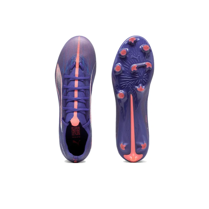 PUMA Ultra 5 Collection Soccer Shoes Men Low Top Purple-4