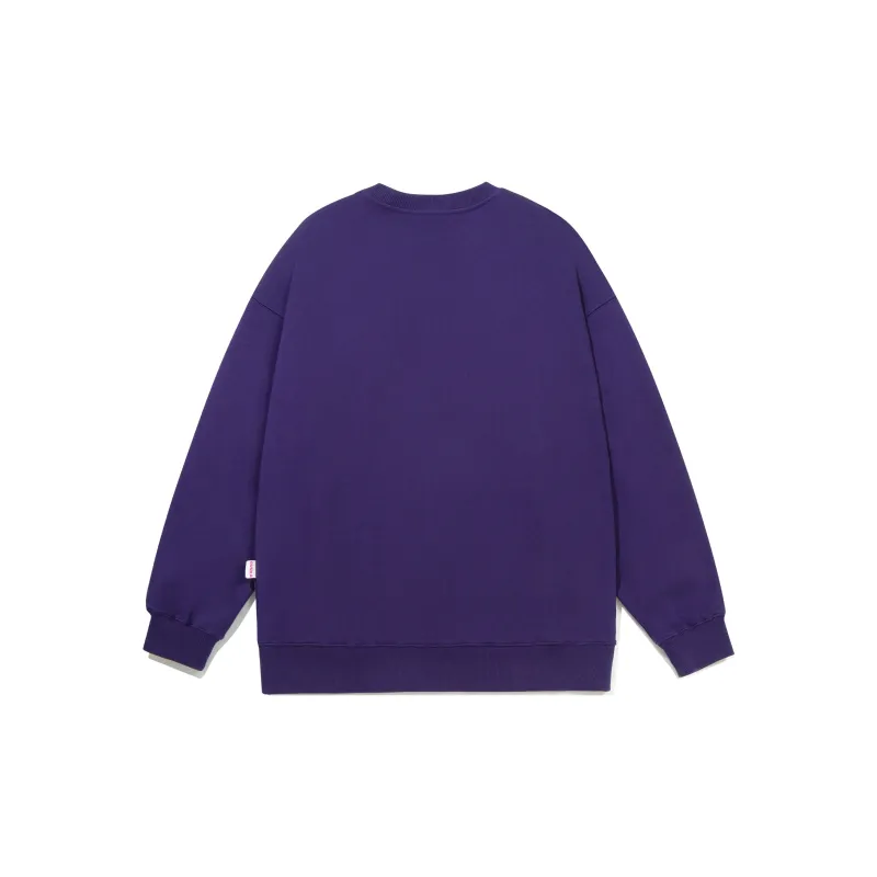 Guuka Hook and Loop Loose Fit Sweatshirt With Drop Shoulder Unisex-17