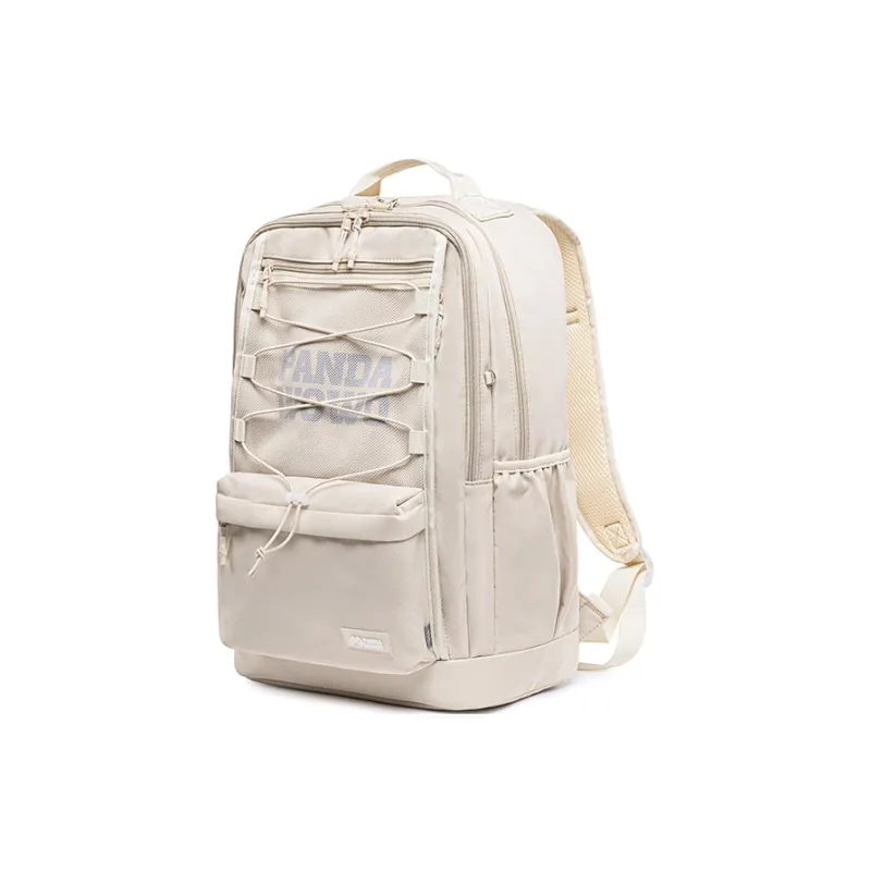 HLA Panda Wowo Series Polyester Backpack Laptop Bag Unisex Khaki-1