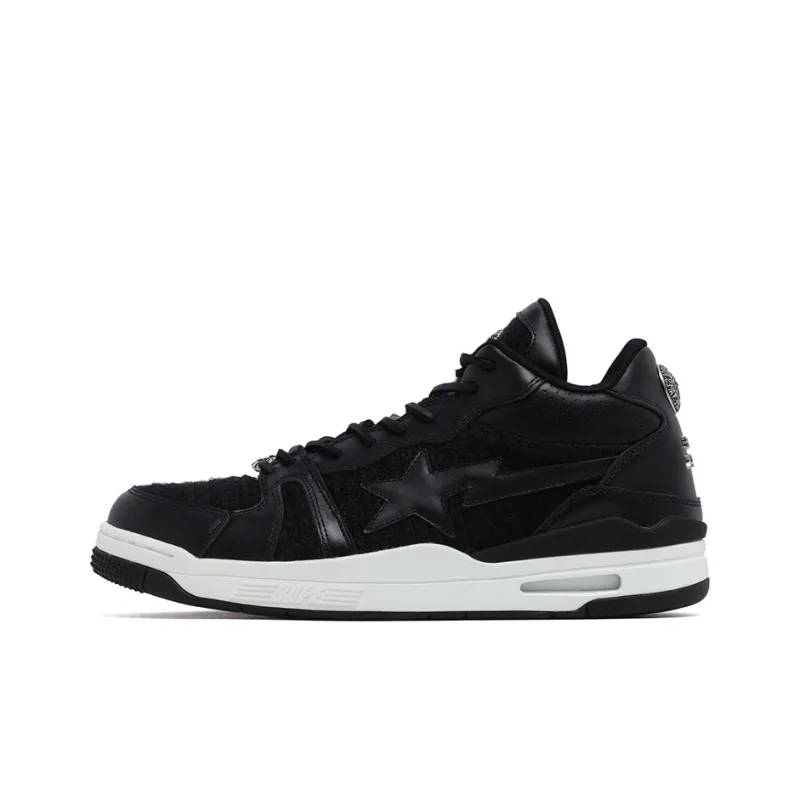 A BATHING APE Clutch Sta Mid-Top Skateboard Shoes Men's-7