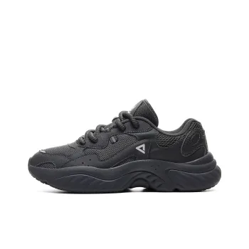 PEAK Little Fatty Shoes 2.0 Anti-Slip And Wear-Resistant Breathable Low-Top Chunky Sneakers Men's Dark Gray