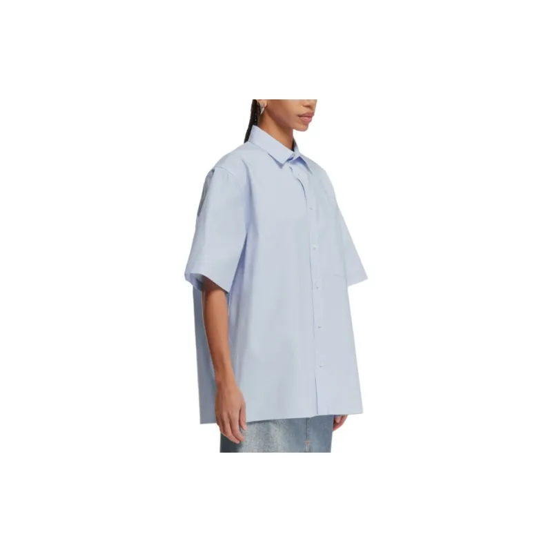 DARKPARK Straight point Collar Cotton Shirt-2