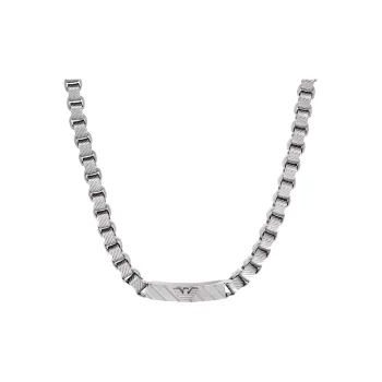 EMPORIO ARMANI Stainless Steel Necklaces Men's Silver