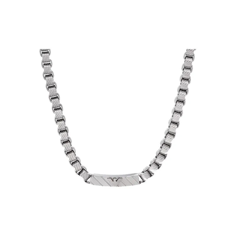 EMPORIO ARMANI Stainless Steel Necklaces Men's Silver-0
