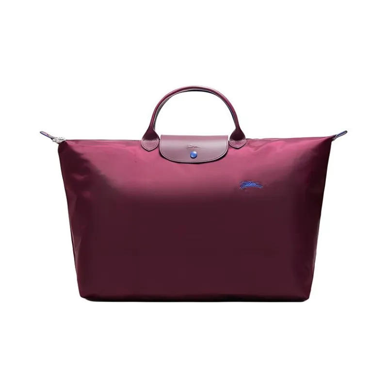 LONGCHAMP Le Pliage Fabric Travel Bag Dumpling Bag Handbag Large Size Unisex Fuchsia-0