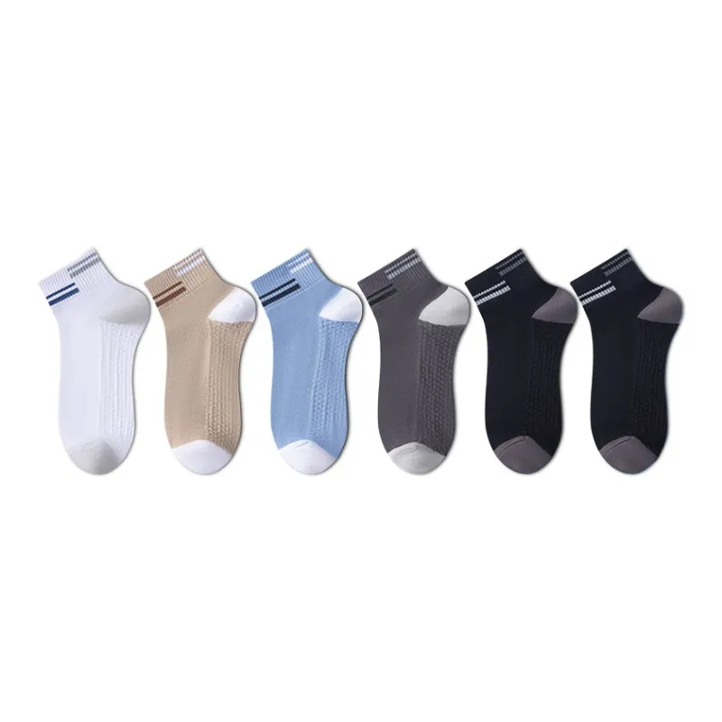 MIIOW Mid Calf Socks Men's 6 Pack-5
