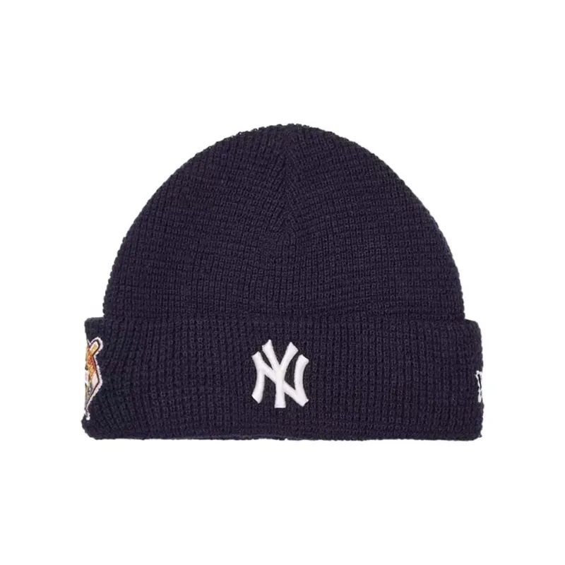 New Era Acrylic Beanies Unisex Navy Blue-0