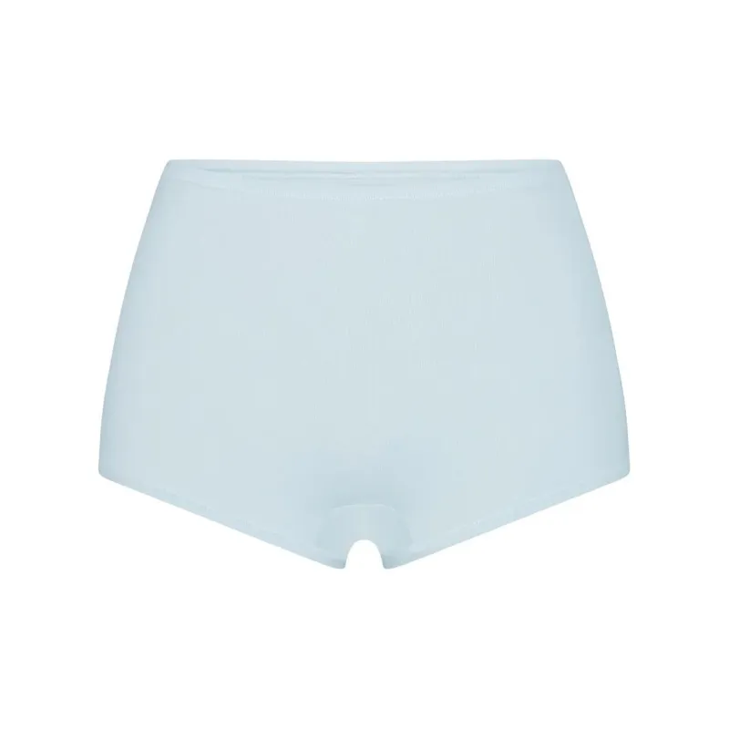 SKIMS COTTON JERSEY BOY SHORT Underpants Women's 1 Pack OPAL/Opal-0