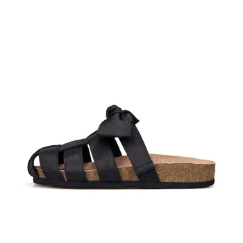 Joy&Mario Rubber Sole Abrasion Resistant Slip Resistant Closed Toe Slippers Women's