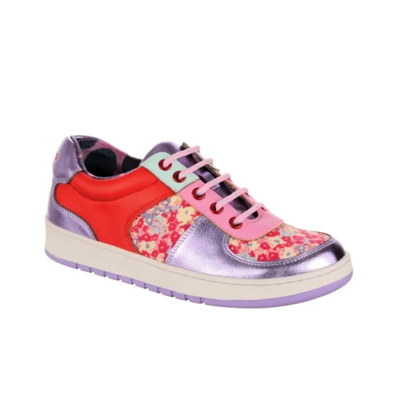 IRREGULAR CHOICE Low-Top Skateboard Shoes Women's Fuchsia-2