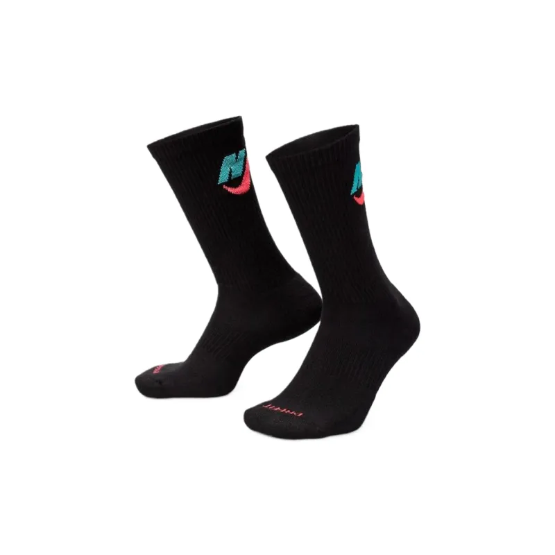 Nike Everyday Plus Knee-High Socks Unisex 3 Pack Black-1