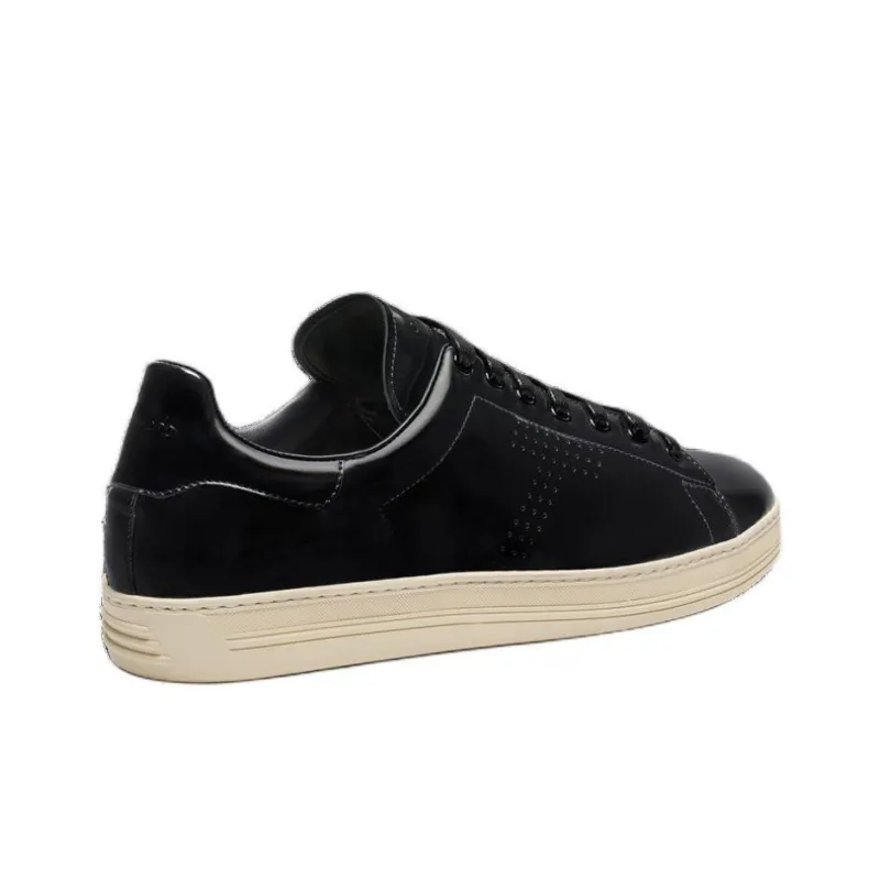 TOM FORD Warwick Low Top Skateboard Shoes Men's Black-2