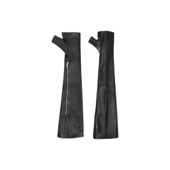 COURREGES Fingerless Leather Gloves