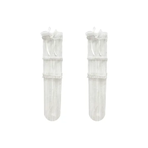 Evening Classroom Mid Calf Socks Women's 2 Pack White