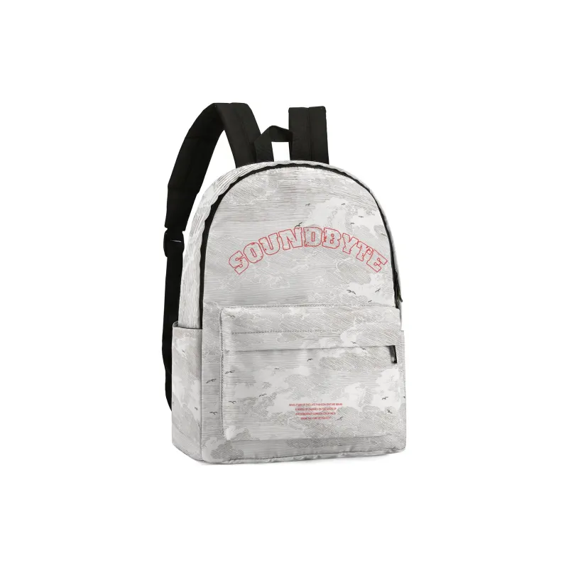ONRF ×SOUNDBYT Polyester Backpack Laptop Bag Regular Unisex White-2
