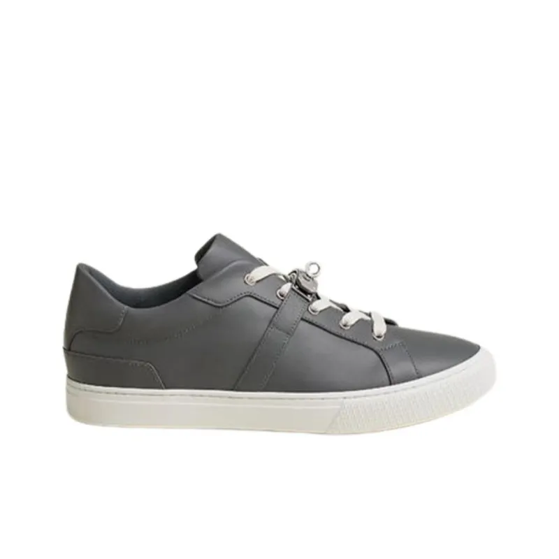 HERMES Day Low Top Skateboard Shoes Men's Gray-1