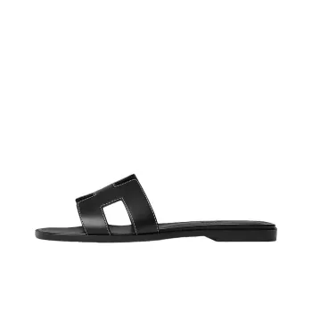 HERMES Oran Sandal Nior Box Calfskin Leather