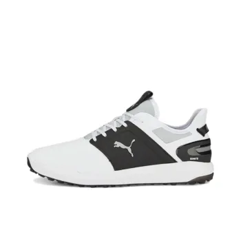PUMA IGNITE ELEVATE Anti Slip Wear Resistant Low Top Golf Shoes Men's Black White