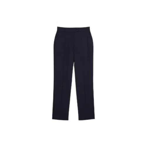 Sandro Suit Trousers Women's Dark Blue