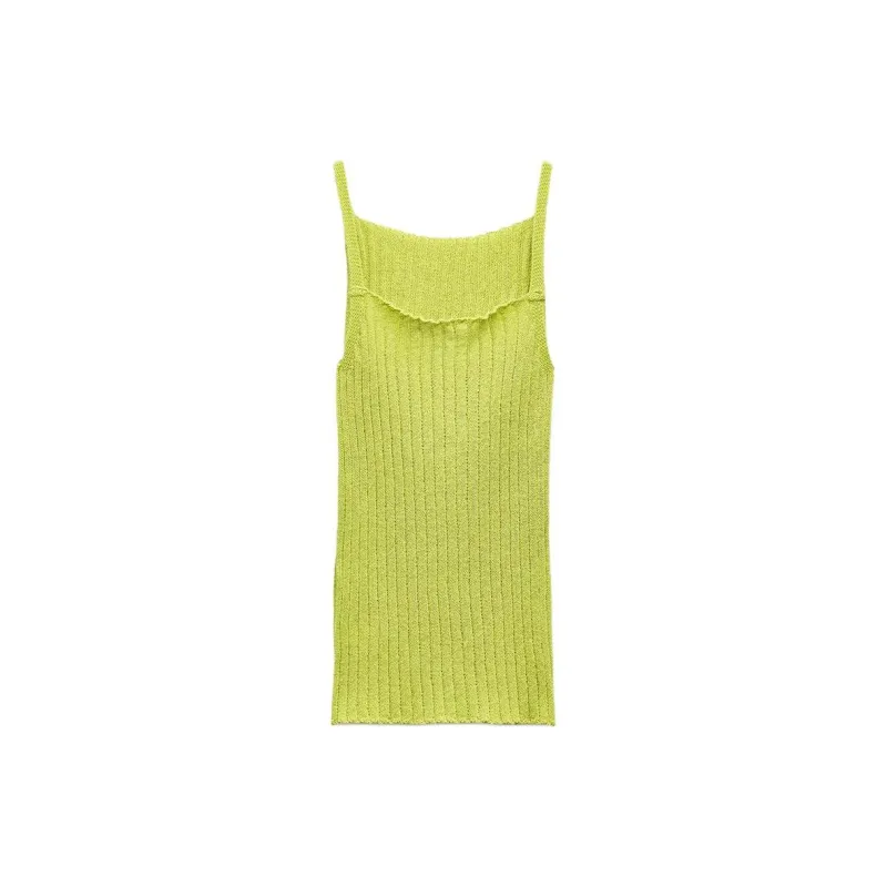 ZARA Camisoles Women's Green-1