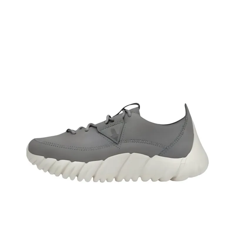 Clarks Cushioning Low Top Casual Shoes Men's Gray-0