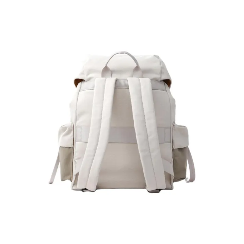 FION Fabric Backpack Regular Unisex Autumn Orchid Yellow/Beige Mist White-9