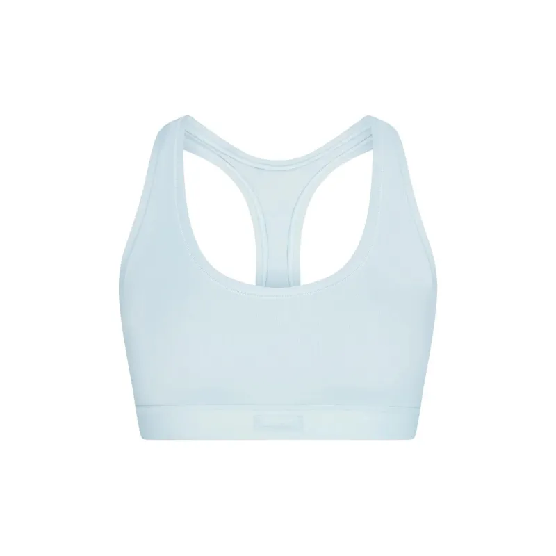SKIMS COTTON JERSEY RACERBACK BRA Bra Women's 1 Pack OPAL/Opal-0