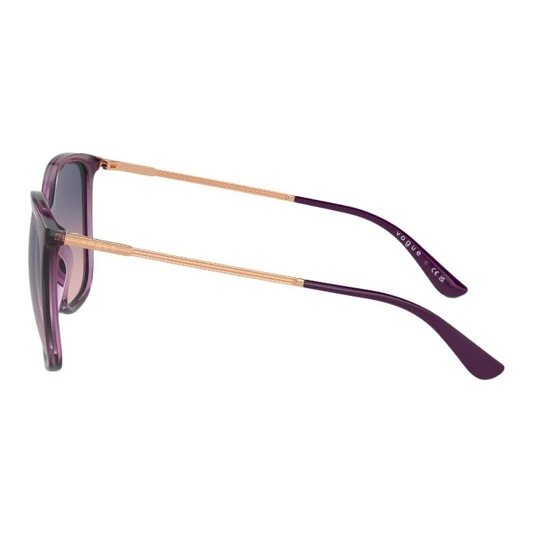 VOGUE Nylon Square Sunglasses Women's Purple-2