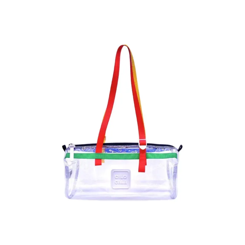 CILOCALA PVC Handbag Shoulder Bag Small Size Women's Transparent-0
