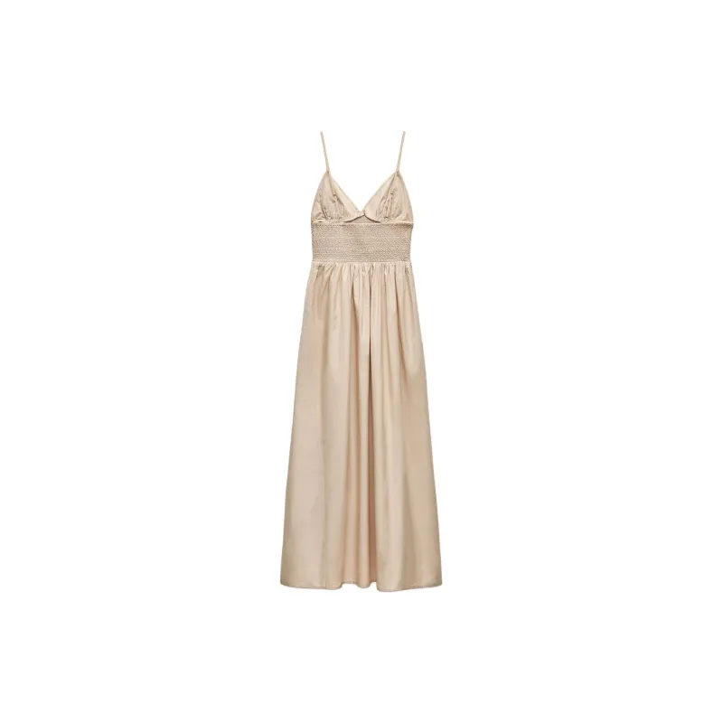 ZARA Slip Dresses Women's Yellow-1