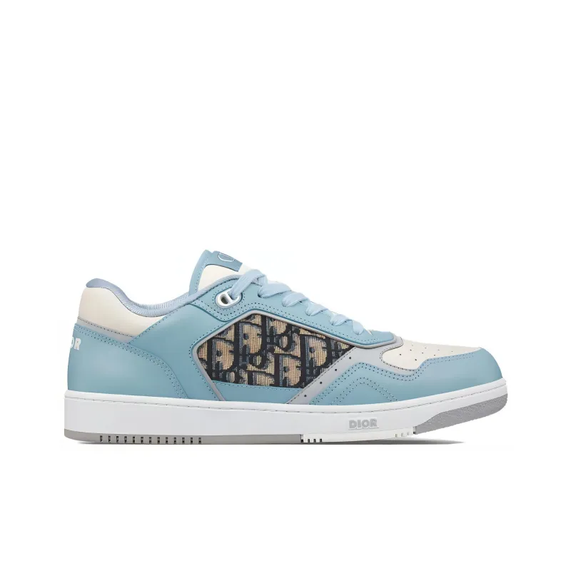 DIOR B27 Low Light Blue Cream Smooth Calfskin-1