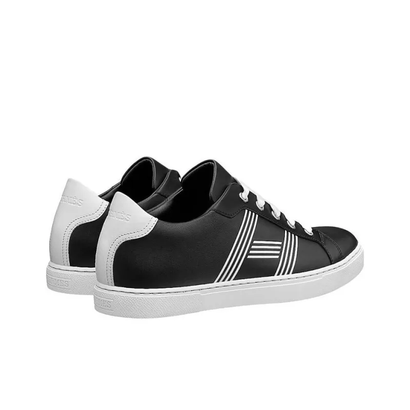 HERMES Avantage Low Top Casual Skateboard Shoes Women's Black-3