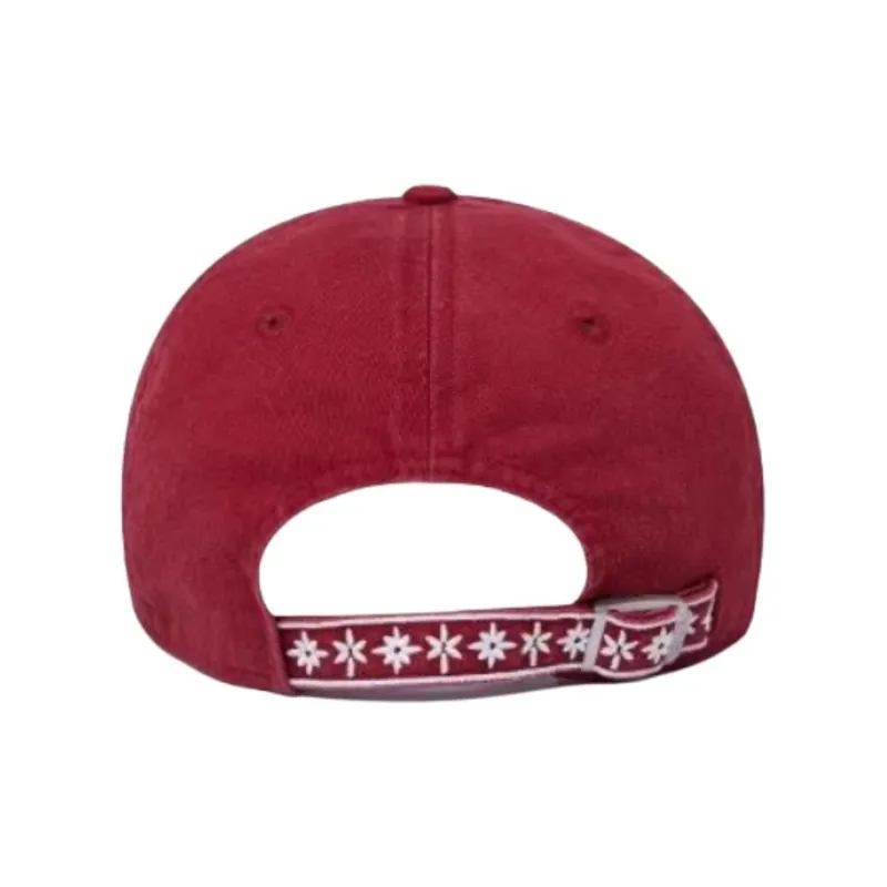 New Era Cotton Baseball Caps Unisex Deep Red-2