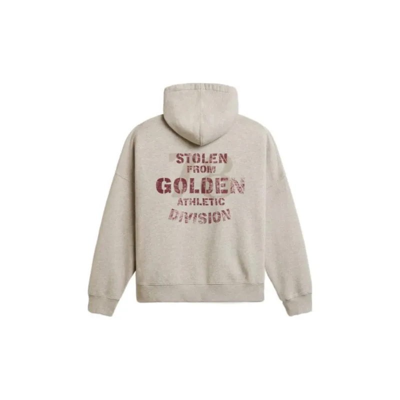 Golden Goose Logo Printed Drawwstring Hoodie-1