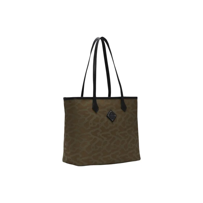 Jordan Polyester Tote Bag Shopping Bag Shoulder Bag Handbag Unisex Light Olive Yellow-1