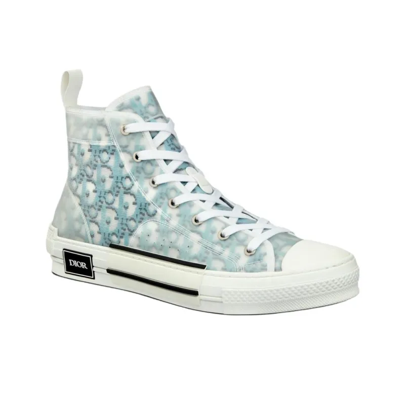 DIOR B23 High Top Blue Oblique Pixel-2