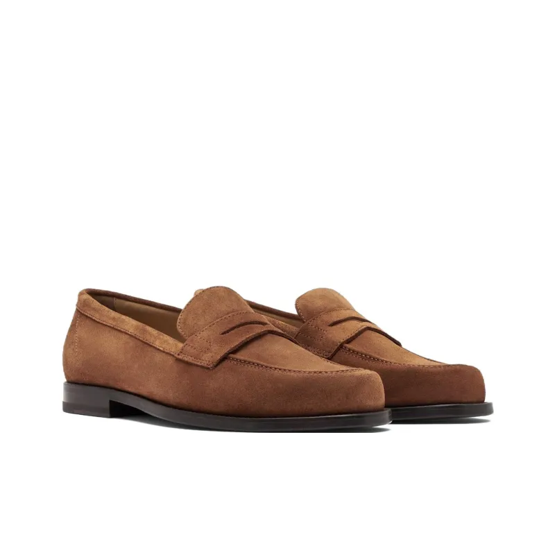 SCAROSSO Austin Round Toe Loafers-2