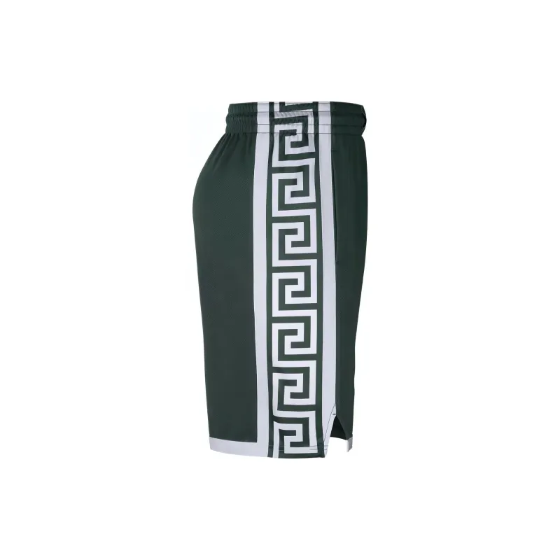 Nike College Dri FIT Michigan State Basketball Shorts Men's Professional Green/White-2