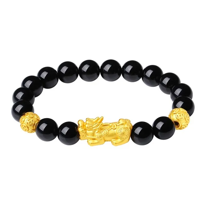 Red All Year Round Obsidian Jade Bracelets Unisex-6