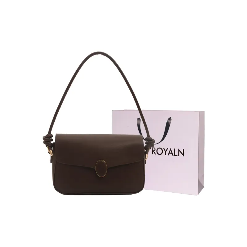 LOUIS ROYALN PU Shoulder Bag Small Square Bag Shoulder Bag Unisex Black/White/Silver/Khaki/Coffee-12