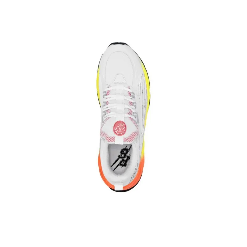 PLEIN SPORT Slip Resistant Low Top Casual Shoes Unisex White-3