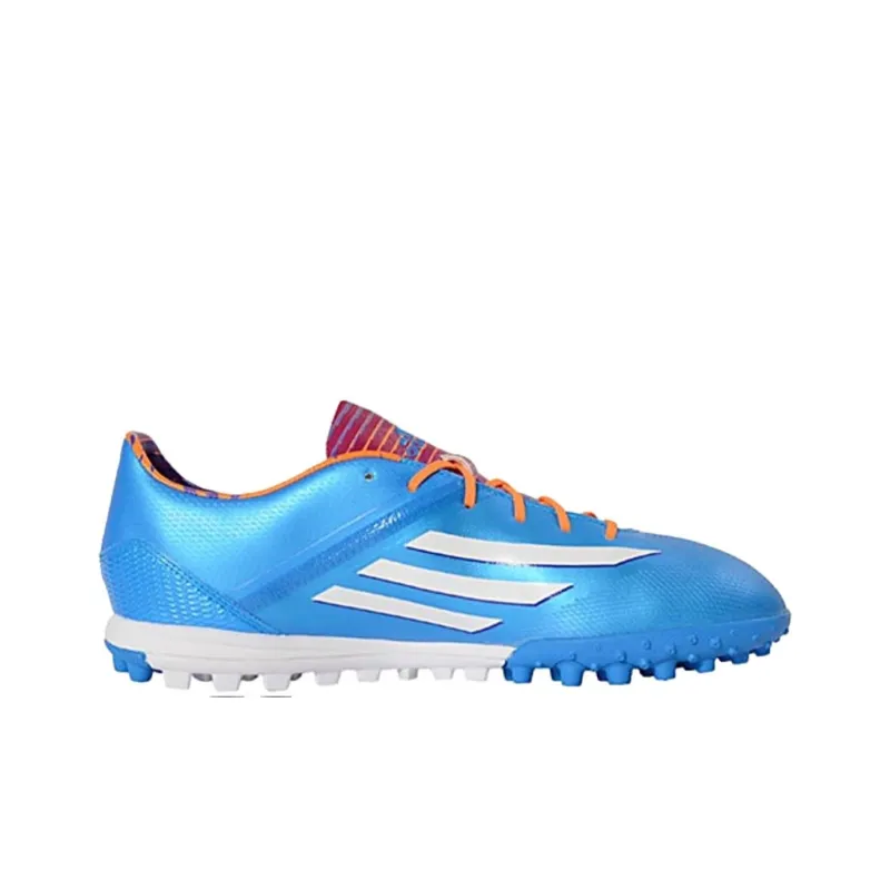 Adidas Anti-Slip And Wear-Resistant Lightweight Soccer Shoes Unisex Blue White-1