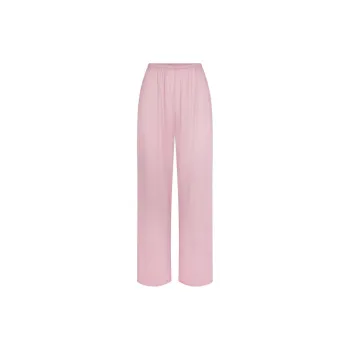 SKIMS KIM'S SLEEP DRAPED STRAIGHT LEG PANT Pajama Pants Women's Orchid/Multicolor