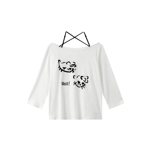 XUANSHU T-Shirts Women's White