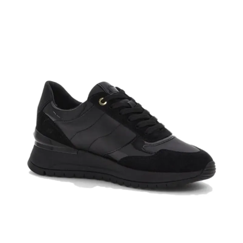 GEOX Low Top Casual Shoes Women's Black-3