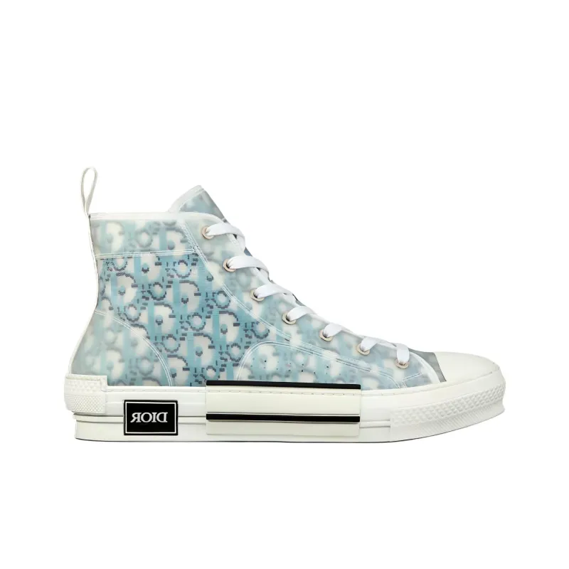 DIOR B23 High Top Blue Oblique Pixel-1