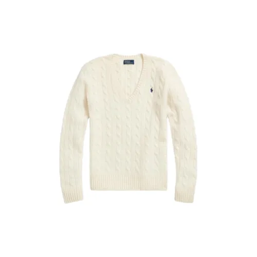 Polo Ralph Lauren Qixi Festival Collection FW24 Sweater Women's Beige Yellow