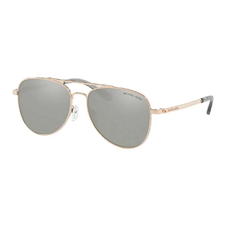MICHAEL KORS Metal Aviator Sunglasses Women's Gold-0