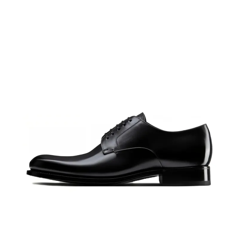 DIOR Dress Shoes Men Low-Top Black-0